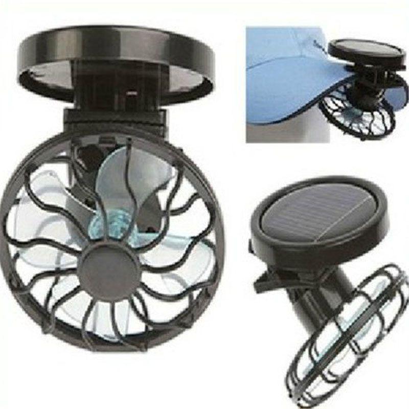 Premium Quality Clip-on Solar Cell Fan With Energy Saving Sun Power Cooling Design