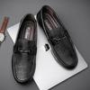 Doudou Shoes Men'S Genuine Leather Cowhide High-End Loafers Men'S Breathable One-Pedal Casual Leather Shoes