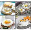 Stainless Steel Non-Stick Egg Frying Rings - Perfect for British Breakfasts