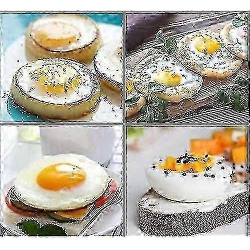 Stainless Steel Non-Stick Egg Frying Rings - Perfect for British Breakfasts