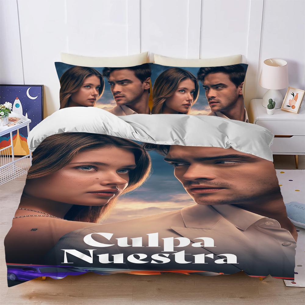 love C-Culpa Nuestra Our Fault Duvet Cover Set Soft Wash Bed 3 Piece Summer Comfortable Student Dormitory Home Baby Bedding Best