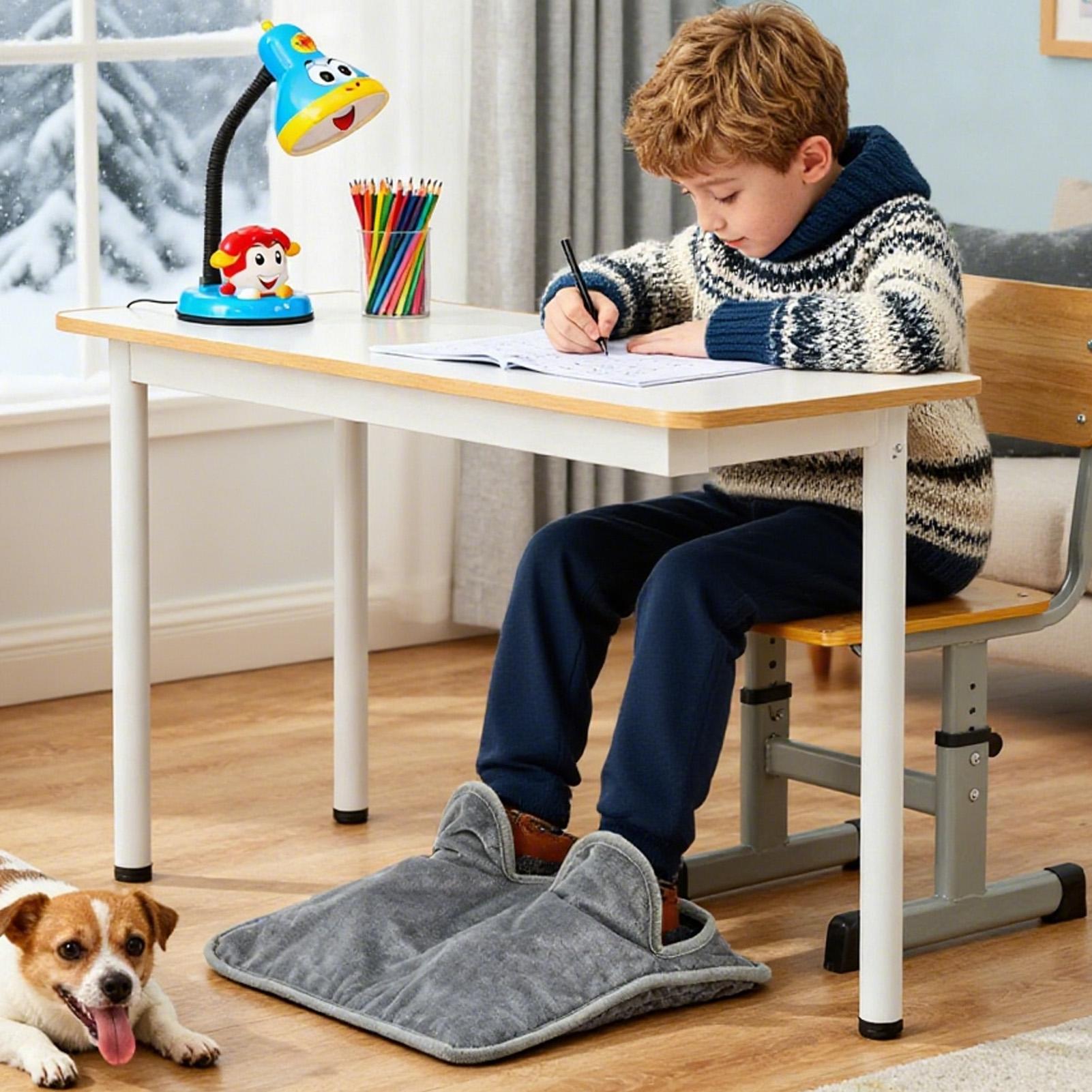 

Грелка для ног 4 уровня Электрическая USB Перезаряжаемая Зимние принадлежности Грелка для ног под стол для стола кровати Зимние офисы Холодная подошва China Mainland