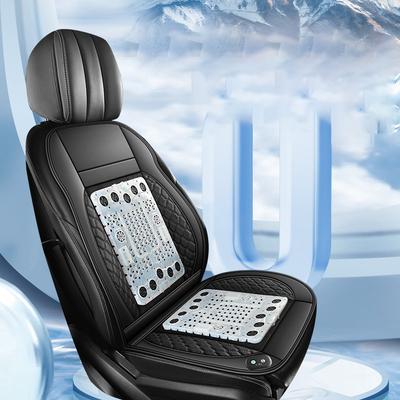 Summer Car Ventilation Seat Cushion Cooling Seat Pad  Automatic Start Stop Breathable Seat Cover Car Interior Seat Mat