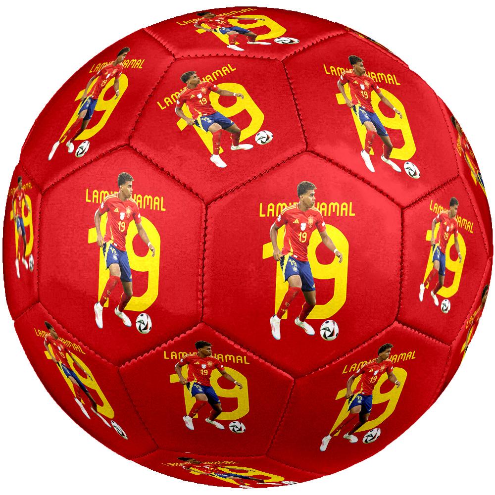 Yamal Size 5 Soccer Football Machine Sewn Indoor/Outdoor Training and Matches Perfect Commemorative Gift for Soccer Lovers