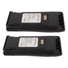 2pcs Walkie Talkie Li Ion Battery 2600mAh 7.4V 2 Way Radio Battery with Belt Clip for Motorola CP040 CP150 CP200 CP380
