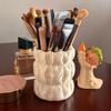 3D Printed Silk Pen Holder Makeup Brush Storage Bucket Cosmetic Stationery Pencil Storage Organizer Desktop Ornaments Figurine