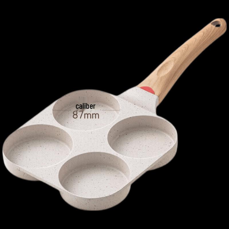 ASD 18CM 4-Hole Non-Stick Breakfast Frying Pan