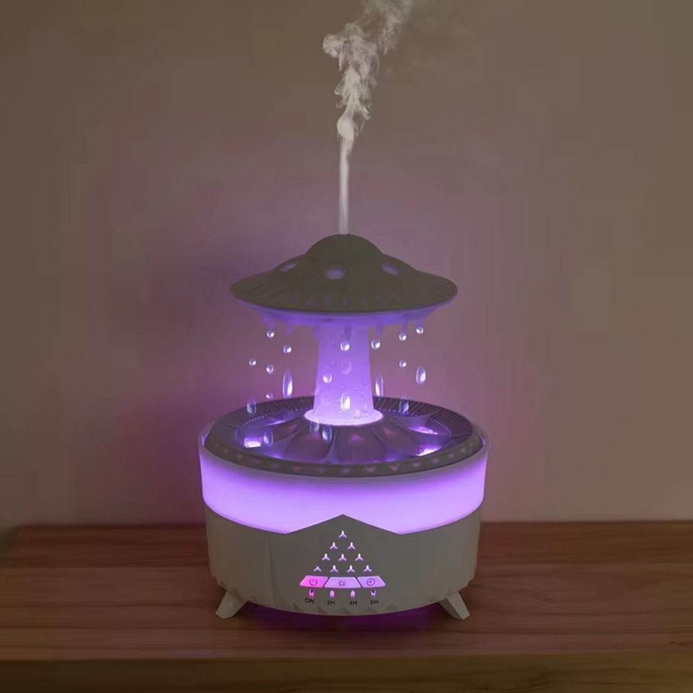 

360ml Aroma Air Humidifier Creative Cool Mist Air Purifier Home Decoration White EU
