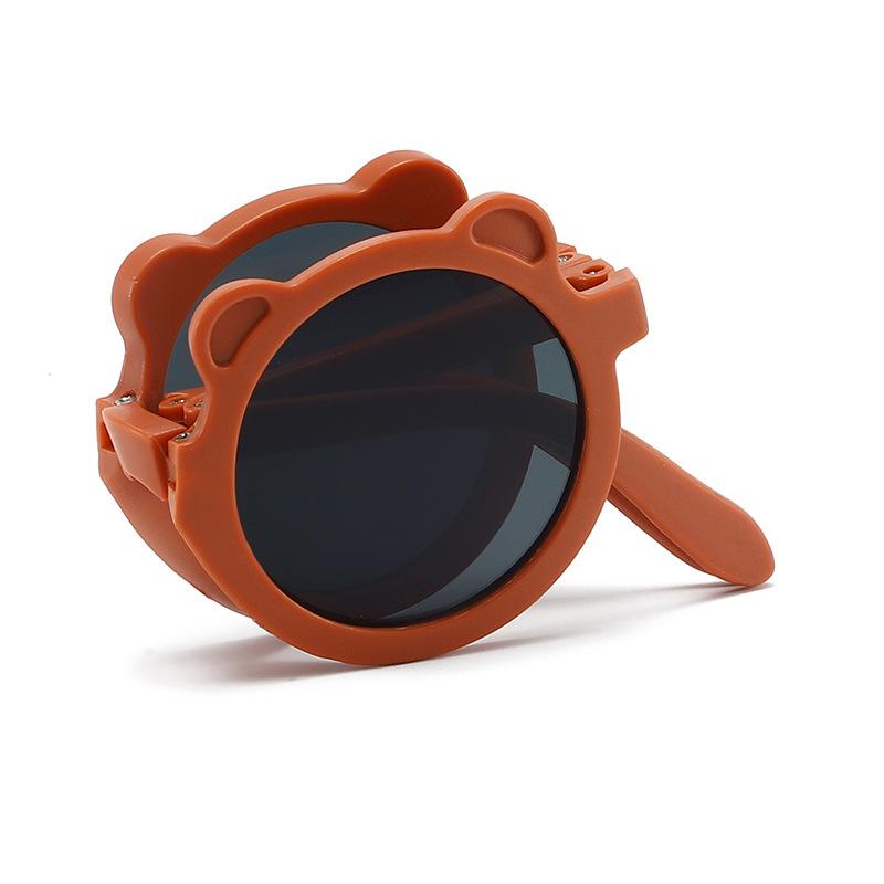 Explozivní dětské skládací sluneční brýle Baby Bear Tide Cool pro kluky a holky na cestování s UV ochranou