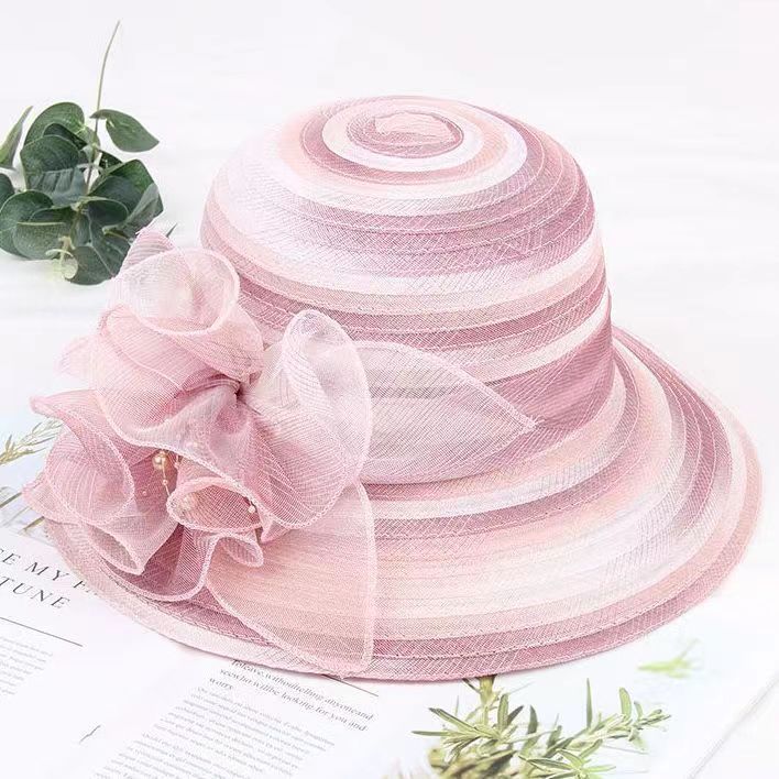 Summer Sun Protection Hat For Women With Large Brim Foldable Polyester Outdoor Shield