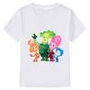 100% Cotton New Children Clothing Girls Russian Cartoon The Fixies T Shirt Funny Baby Boys Summer Tops Short Sleeve Kids T-shirt