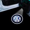 2 Adet Araba Kapı Amblemi Işığı LED Karşılama Lambası Kablosuz Lazer Projektör Volkswagen Golf-5 6 7 MK6 Jetta Lavida Polo Tiguan Passat B5 B6 B7 İçin