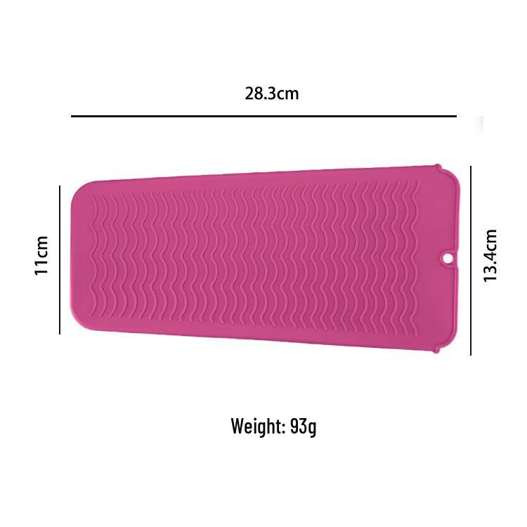 Silikon Hitzebeständige Lockenstababdeckung und Verbrühschutzmatte - Tragbare Hängende Reiseaufbewahrungstasche