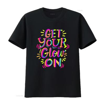 Glow Design for Kids and Adults Bright Colors 80s Themed T Shirt SweaT 12423 Vintage Washed Streetwear Stylish Versatile