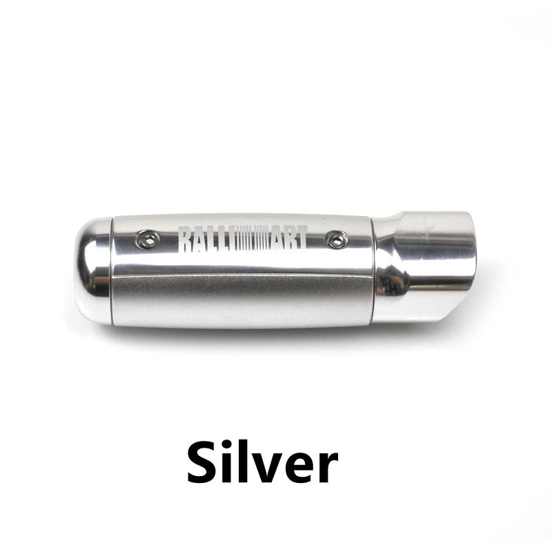 For Mitsubishi Lancer EX EV0 ASX Outlander Pajero Sport Aluminum Alloy Handbrake Lever Modified Refitting Hand Brake Cover 1 PCS Silver