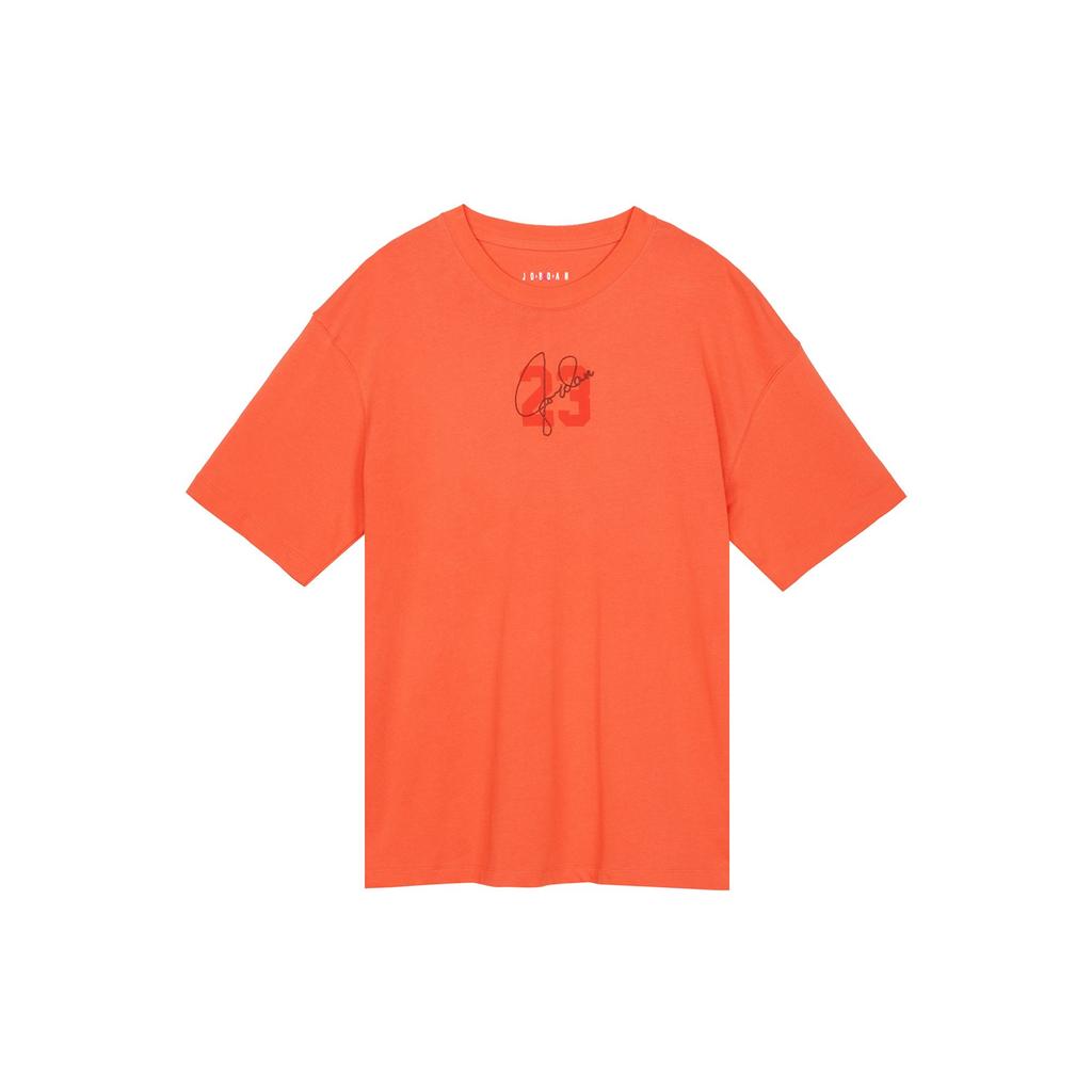 Jordan Drop Shoulder Sleeve T Shirt Women's Orange DM3245-869