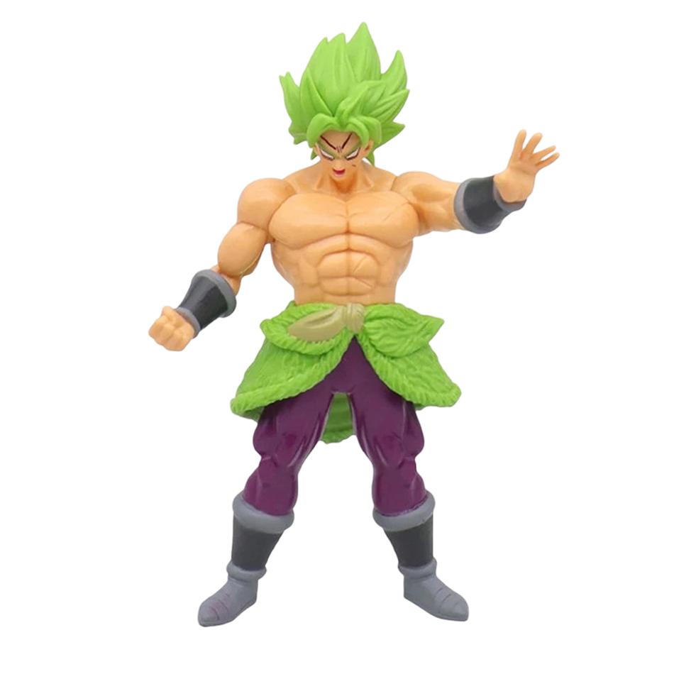 Dragon Ball Z Anime Action Figures - Goku Broly Vegeta Super Saiyan Forms 18cm PVC Model - Collectible Figurine Gift for Kids and Fans