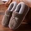 Plush cotton slippers winter bag heel 2025 new indoor home non-slip warm outdoor cotton shoes autumn and winter