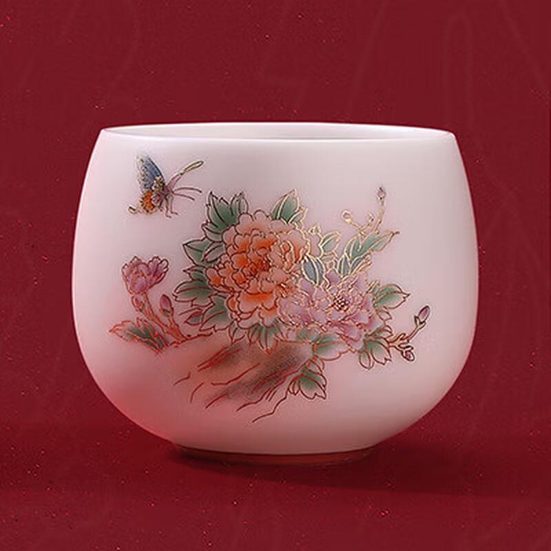 

Mutton Fat Jade Porcelain Master Tea Cup