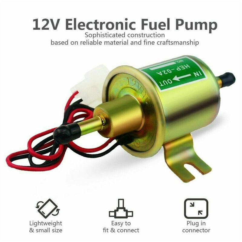 Hochwertige Niederdruck Universelle Diesel Benzin Benzin Elektrische Kraftstoffpumpe HEP-02A 12V 24V Für Auto Motorrad ATV Kraftstoffpumpe