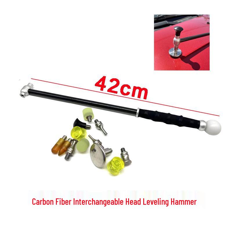Carbon Fiber Multi-Head Car Dent Repair Hammer Set Carbon Fiber Leveling Hammer New Set
