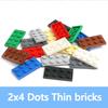 DIY Blocks Building Bricks 2X4 Educational Assemblage Construction 3020 Thin Figure Bricks For Children Compatible With Brand