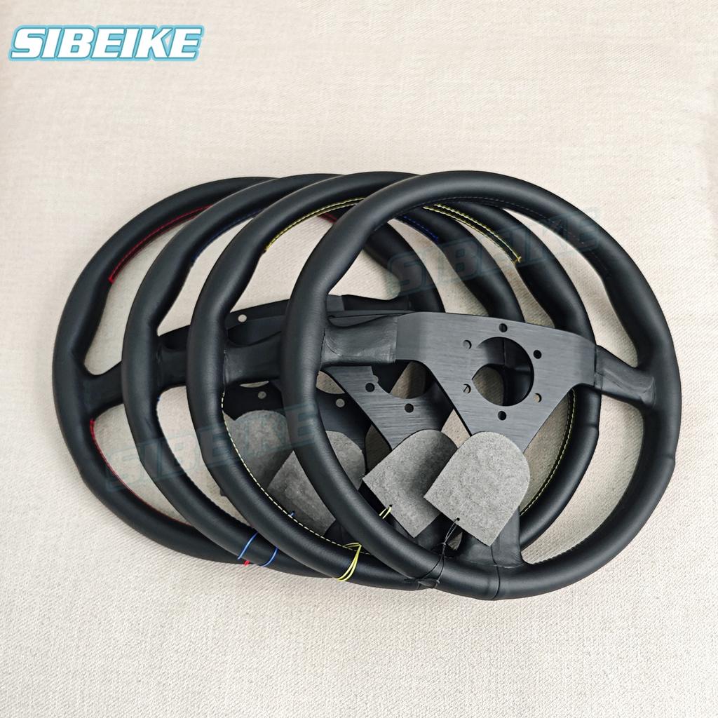JDM 350mm Montecarlo Tarzı Direksiyon Simidi Evrensel Modifiye Yarış Spor Düz Direksiyon Simidi