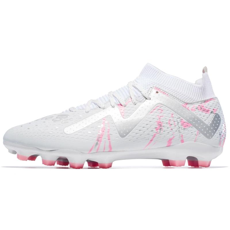 Professional Soccer Shoes Men Anti-slip Lace-up Long Sports Shoes Men Grass Wear-resistant Ultra-light Football Boots Men