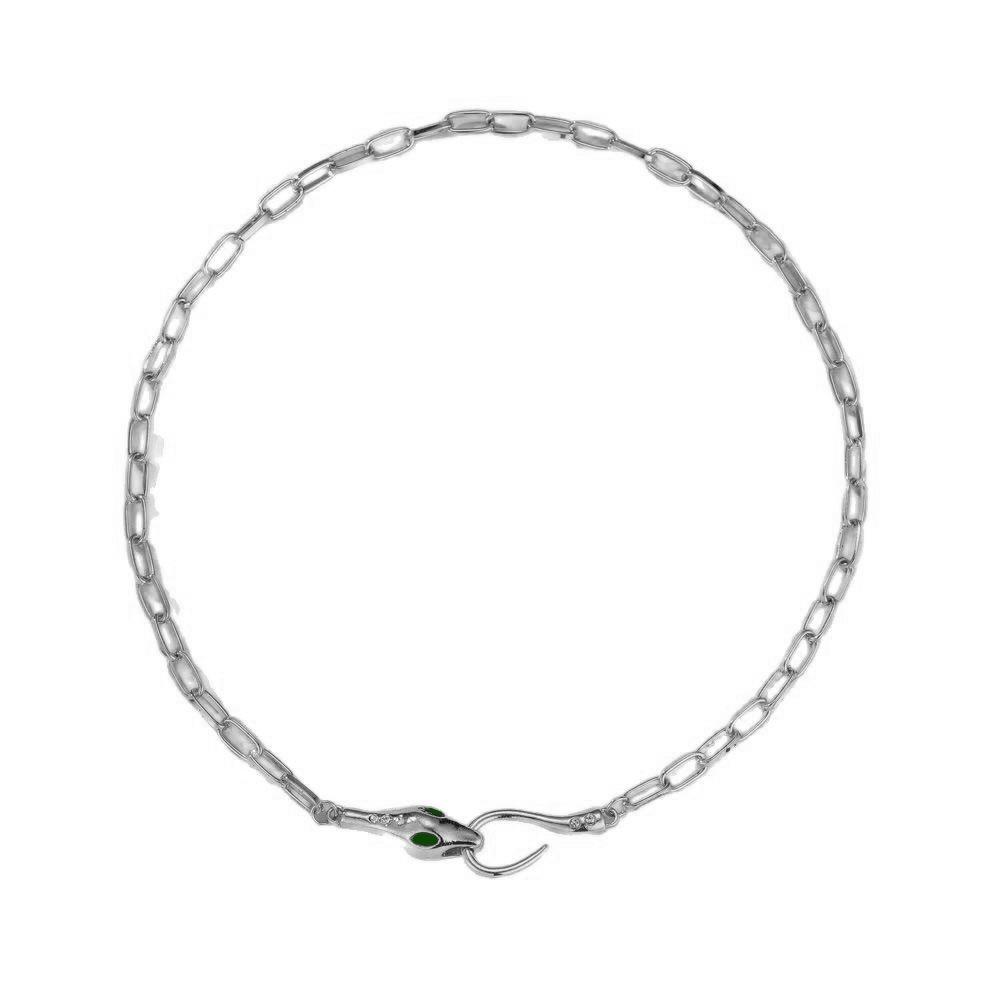 

Модне кольє для жіночих ювелірних виробів срібний