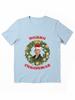 Eros Ramazzotti Merry Xmas Eros Santa Hat and Christmas Wreath Essential Unisex T-Shirt