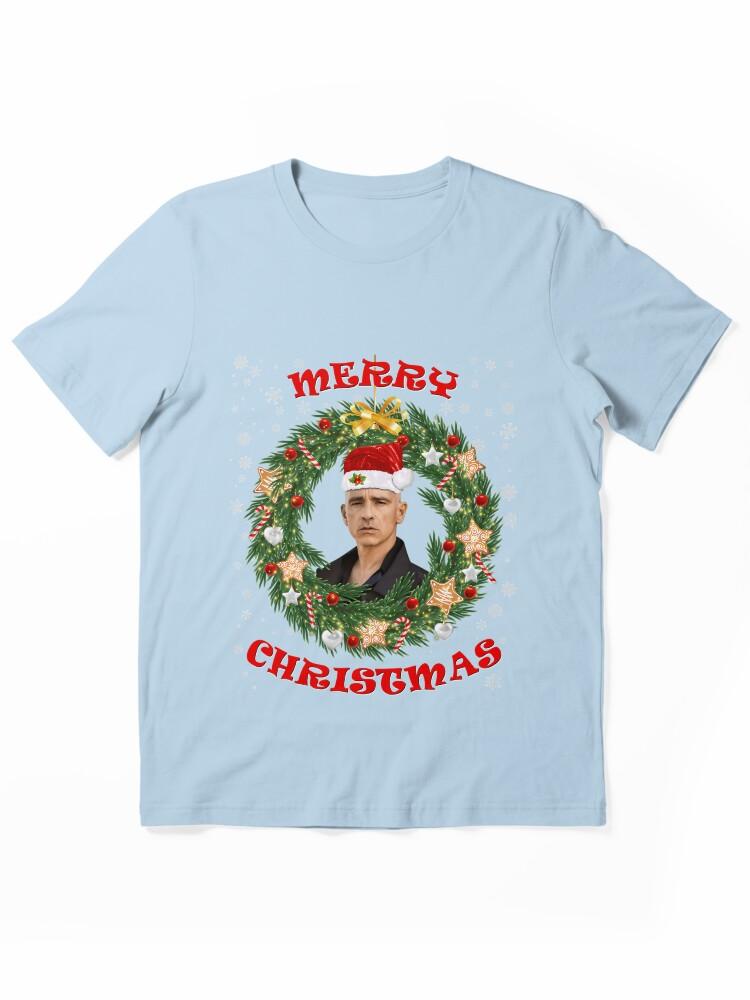 Eros Ramazzotti Merry Xmas Eros Santa Hat and Christmas Wreath Essential Unisex T-Shirt
