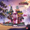 Halloween Magic Laboratory Magic Witch House Shop Mini Model Building Block City DIY Store Assembly Brick Toys For Children Gift