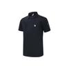 Fitness Series Solid Color Simple Print Small Logo Pullover Short Sleeve Polo Shirt Men Polo Shirts Black A51M421117ABK