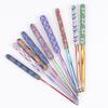 9pc/set DIY fancy flower color crochet hook Set, single pointed knitting needles, crochet yarn sweater tool, Ideal Weaving Gift