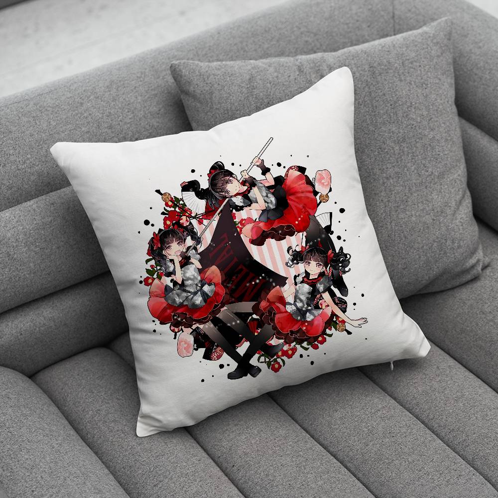 BBabymetal Metal Forth Pin Pillow Case Pillowcase Home Sofa Cushions Car Cushions Pillowcover Office Pillowshell Pillow