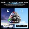 Solar Powered Motorcycle LED Warning Light with Motion Sensor and Magnetic Mount