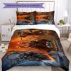 3pcs Total War Bedding Set Duvet Cover Closure Includes 1 Duvet Cover & 2 Pillowcases, Soft and Comfortable for All Seasons.