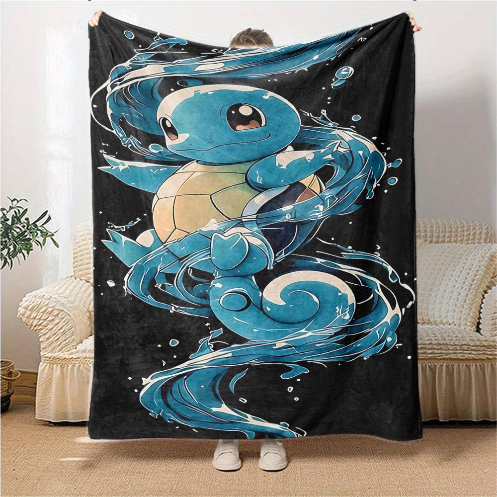 1Pc Kawaii Fantasy Creatures Blanket For Couch Bed Plush Cozy Fuzzy Blanket Super Soft Warm Blankets For Fall And Winter 0918236