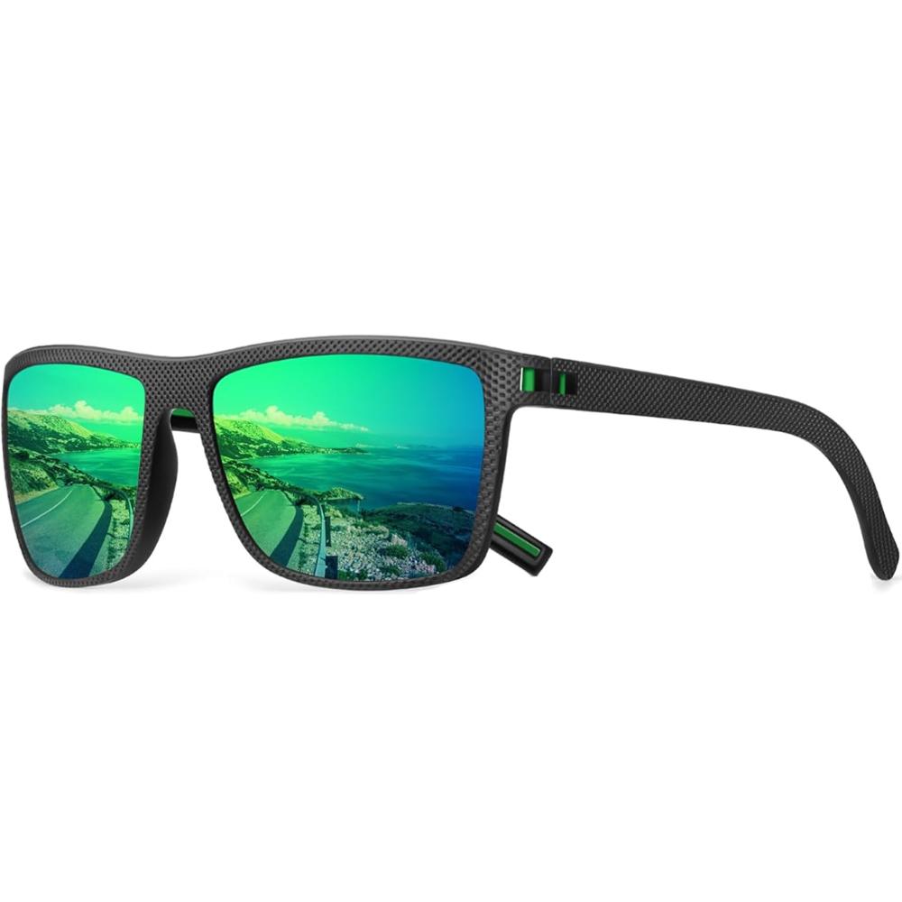 Square Sunglasses for Men Women Vintage Lightweight UV Protection Sun Glasses Fashion Trendy