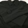 USED/COMME CA COLLECTION Cotton Balmacaan Coat Size 3 Black Made In Japan Cupra Lining