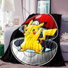 Pokémon Pikachu Series Flannel Blanket—Soft To the Touch, the Perfect Choice for Home Relaxation; an Excellent Gift for Pokémon