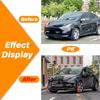 For Tesla Model Y 2019 2020 2021 2022 2023 2024 Automobile Front Bumper Splash Lip Splitter Lip Sports Splitter Body Decor Kit