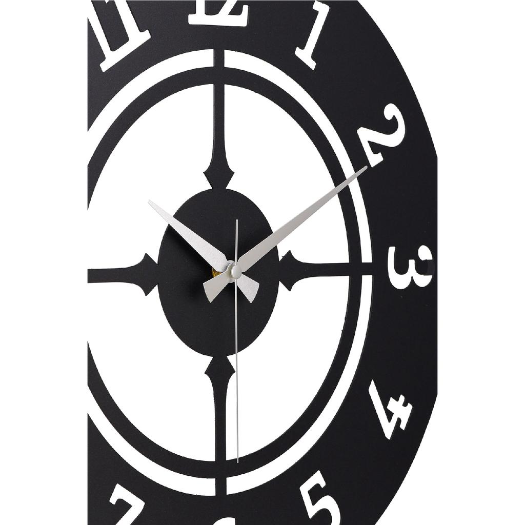 41 cm große, dekorative Wanduhr mit fließendem Sekundenmechanismus und geräuschlosem Mechanismus