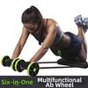Knee Mat Abdominal Muscle Trainer Resistance Bands Abdominal Wheel Ab Roller  Gym Equipment
