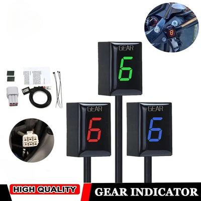 For DL1000 DL650 V-Strom GSX-r1000 R600 R750 SV650 GSF1250 Motorcycle 1-6 Level LED Speed Gear Display Indicator ECU Plug