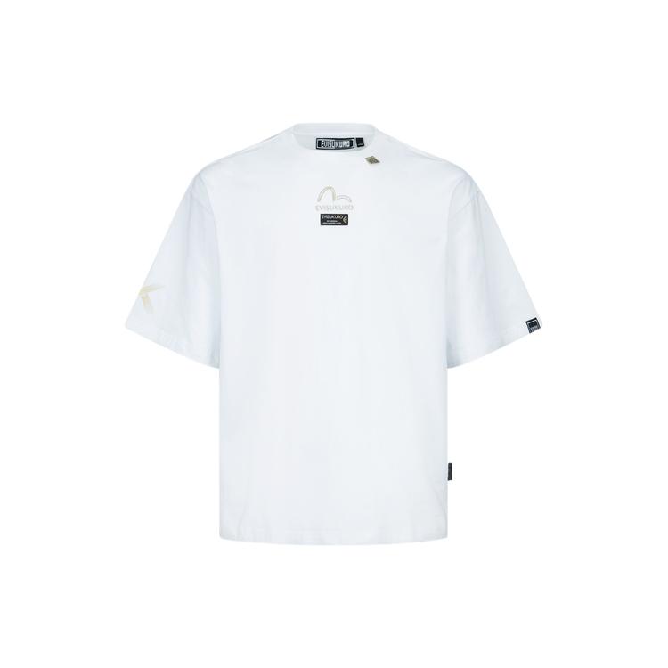 Evisu T-Shirts Men's Crew Neck Moderate Straight Fit 2ESGNM3TS617RXCT