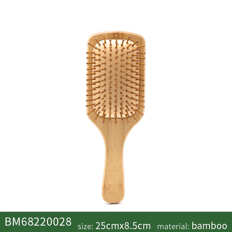 Bamboo Hair Brush Women Styling Hair Comb Hairbrush Wide Teeth Bamboo Combs for Hair Smooth Massage Scalp Brush Barber Comb
