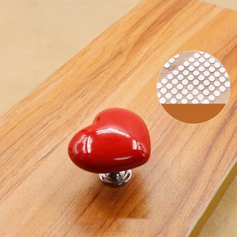 4PCS Toilet Press Button Heart Shaped Press Tank Push Buttons Creative Bathroom Accessory