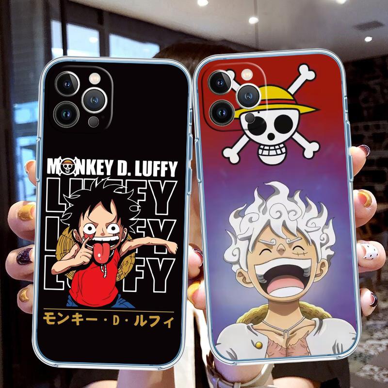 FM30 Luffy One Piece Soft Shell Transparent Phone Case for Samsung Galaxy A04 A04S A14 A23 A34 A54 M23 M33 M52 M53