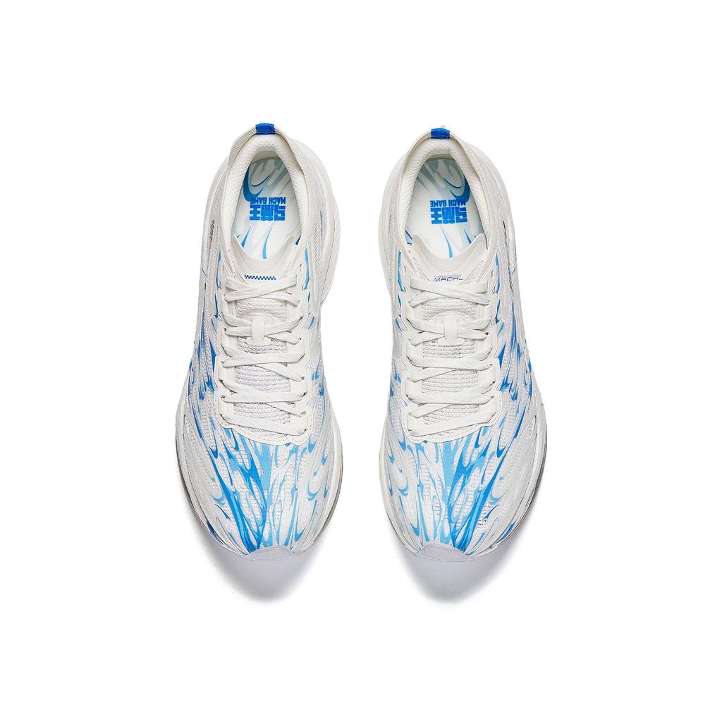 Anta Maher 4 Pro Lekkie Buty do Biegania z Amortyzacją Rebound Męskie Sneakersy Papierowo-Białe Islandzko-Niebieskie Hua-Guang-Niebieskie 912615592-1